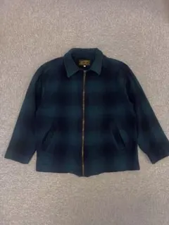 80s Eddie Bauer Lサイズ オンブレ ウールジャケット usa製