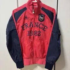 le coq sportif ゴルフウェアアウター美品サーモンピンク×ネイビー