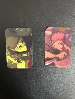 呪術廻戦 死滅回游 前編ジャケットイラストミニステッカー2枚セット(虎杖、脹相)