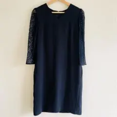 green label relaxing/フォーマルワンピース/レース/ネイビー