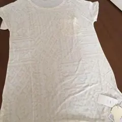 ジェラピケ新品タグ付き ニット柄Tシャツワンピ