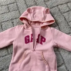 babyGap フード付きロンパース 60サイズ ピンク