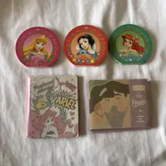 ディズニープリンセス メモ帳・付箋セット