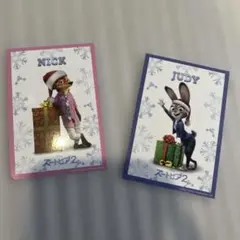 ズートピア２　ジュディ　ニック　入場者　特典限定カード