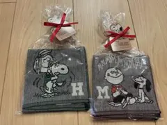 【値下げ】スヌーピー ハンカチ　リポンラッピング 2セット
