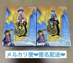 【新品未開封】ズートピア2 モニタートップフィギュア ニック ジュディ 2体