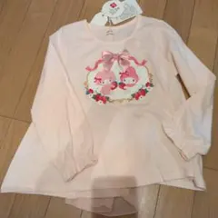 マイメロ　長袖　フリル　チュール　トップス　な