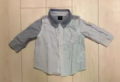 babyGAP ベビーギャップ 長袖シャツ 80cm ストライプ 切り替え