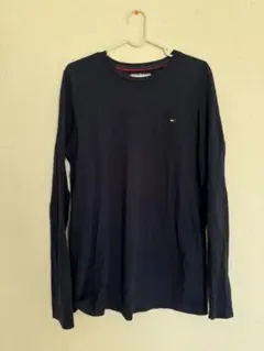 Tommy Hilfiger トミーヒルフィガー 長袖Tシャツ ロンT ネイビー