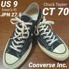 CT70 海外 CONVERSE チャックテイラー US 9 コンバース