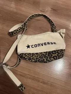 CONVERSE ヒョウ柄 ショルダーバッグ