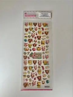 平成レトロ　動物ステッカー