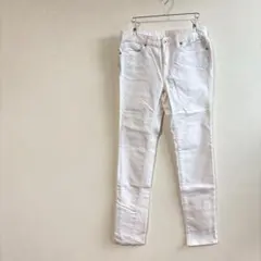 ジーユー ウルトラストレッチ スキニージーンズ パンツ ズボン 白 y2k 平成