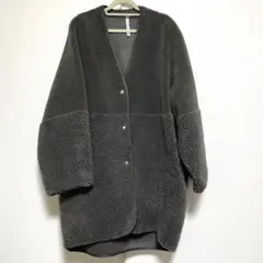 未使用、タグ付き】シーセット seeset リバーシブル ロングコート 