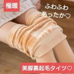 裏起毛 タイツ 着圧 ポカポカ 防寒 フェイクタイツ 美脚 極暖 伸縮性