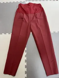 【新品未使用】Alma Design マタニティパンツ　Lサイズ　橙色