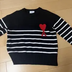 ami ストライプ ニットセーター 長袖