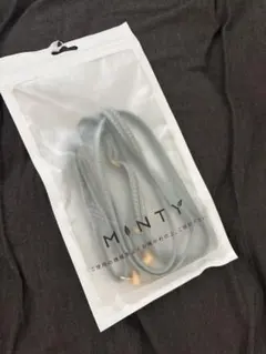 MINTY スマホショルダーストラップ グレイッシュブルー