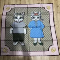 値下げ　GUCCI ヒグチユウコ シルク スカーフ