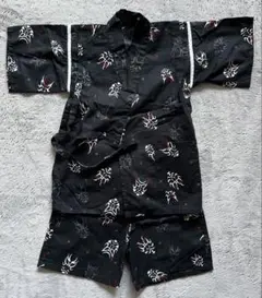 子供用甚平 110cm 黒