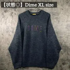 Dime ニットセーター 刺繍ロゴ XL ストリートのサムネイル