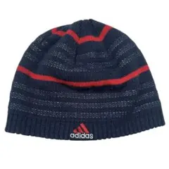 adidas ストライプニット帽 00s‘