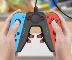 Switch Joy-Con 黒 充電 グリップ USB ジョイコン スイッチ