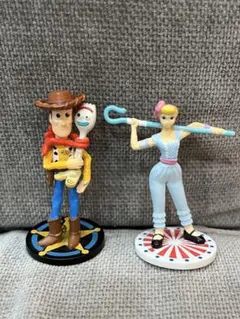 トイストーリー4 ファンタイム！　ミニフィギュア　ウッディ　ボーピープ