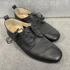 EN あしながおじさん　レースアップシューズ　23.0㎝　ブラック　防水レザー