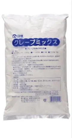 日世株式会社クレープミックス 1000gX10袋(1ケース)のサムネイル