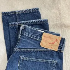 or Slow 107 IVY FIT ストレートジーンズ ダークブルー