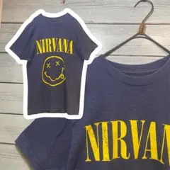 ニルヴァーナ NIRVANA スマイルTシャツ 半袖Tシャツ バンドTシャツ M