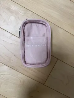 GELATO PIQUE ジェラートピケ 小型ポーチ ピンクのサムネイル