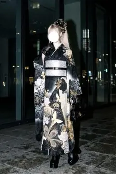 翠山工房 辻ヶ花 グレー 正絹 成人式 前撮り 振袖フルセット 翠山工房 辻ヶ花 グレー 正絹 成人式 前撮り 振袖フルセット - メルカリ