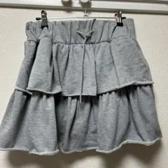 新品 しまむら 灰色 インパン付きミニスカート Lサイズ vehement 福袋