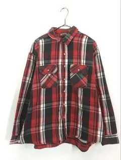 古着 90s FIVE BROTHER ネルシャツ2XL