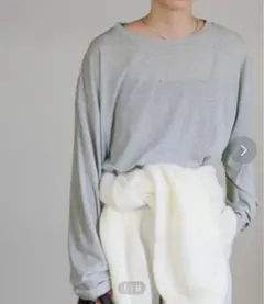 Select MOCA シアーオーバーサイズ長袖Tシャツ