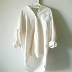 スタジオクリップ★長めシャツ★スタンダードカラー