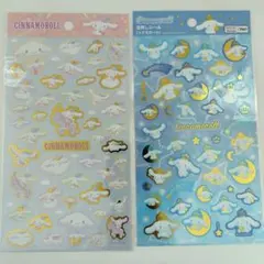 Sanrio　シナモロール　箔押しシール　２点セット　新品未開封　シナモン