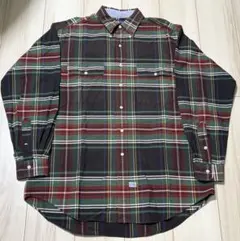 80s 初期 ポロバイラルフローレン チェックシャツ コットン 実寸L程