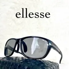 美品　ellesse　サングラス　偏光レンズ　交換レンズ多数　ブラックフレーム