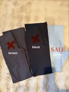 値下げしました 新品 H&M ストレートパンツ Mサイズ ヨガウェアライトブルーのサムネイル