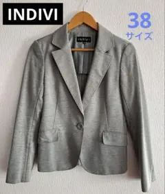 【INDIVI（インディヴィ）】 レディース ジャケット 38サイズ