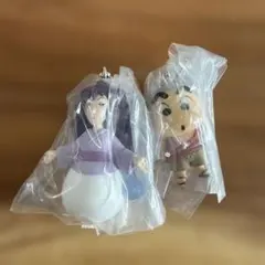 クレヨンしんちゃん オラの妖怪バケーション　スイングマスコット　みさえ＆銀の介