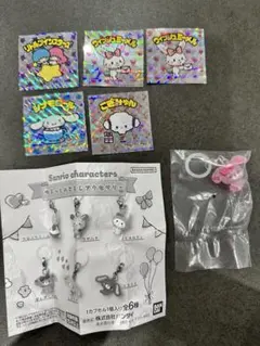 サンリオ　ビックリマンチョコ　5枚　ゆるっとめじるしアクセサリー