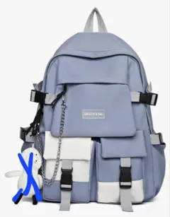 ライトブルー リュック