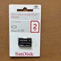 メモリースティックPROデュオ　G aming 2GB