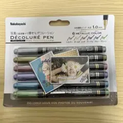 Nakabayashi デコルーペン メタリック 6本セットのサムネイル