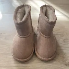petit main ムートンブーツ　ピンク
