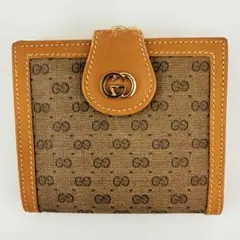 GUCCI オールドグッチ ヴィンテージ インターロッキングG 二つ折り財布